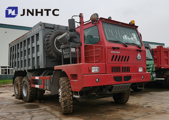شاحنة قلابة للتعدين تحت الأرض Sinotruck Howo 6x4 30cubic 70tons