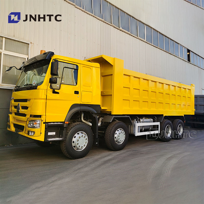 هوو 380HP شاحنة هدر ثقيلة 8X4 عجلة التعدين رخيصة وجميلة