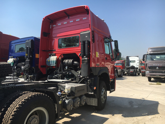 371hp HW79 المقصورة ساينو تراك Howo7 جرار رئيس المحرك شاحنة مع 2 ينامون