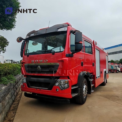 شاحنة الحريق HOWO 12000L 6 X 4 الماء والرغوة مكافحة الحرائق شاحنة الإنقاذ
