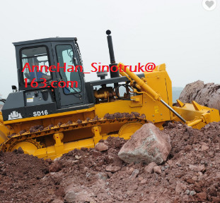17 طن Shantui البلدوزر ماكينات SD16 4.5m3 بليد 160hp كفاءة كبيرة