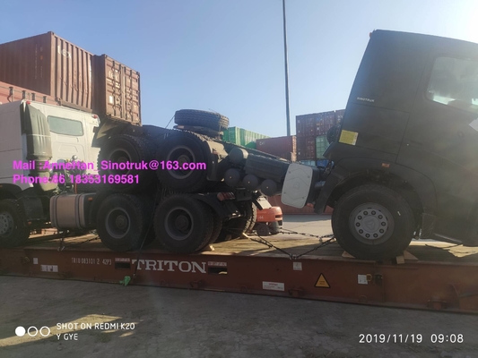 420hp برايم المحرك شاحنة اليد اليسرى محرك جرار شاحنة ساينو تراك HowoA7 10 عجلات