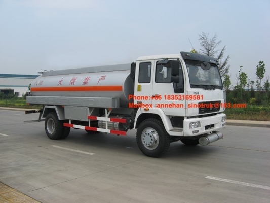 ساينو تراك Howo7 ضوء خزان الوقود شاحنة 5-6 CBM 4X2 LHD اليورو 140HP خزان الوقود مقطورة