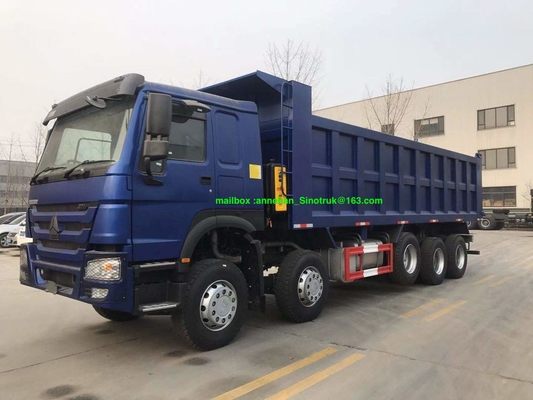 8x4 Rhd 12 عجلات 25-30m3 شاحنة قلابة ثقيلة Sinotruk Howo7 قلابة Euro2