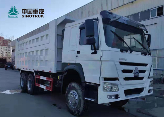 SINOTRUK 375hp 20CBM HOWO مستعملة شاحنة قلابة مستعملة 5600 * 2300 * 1500 مم
