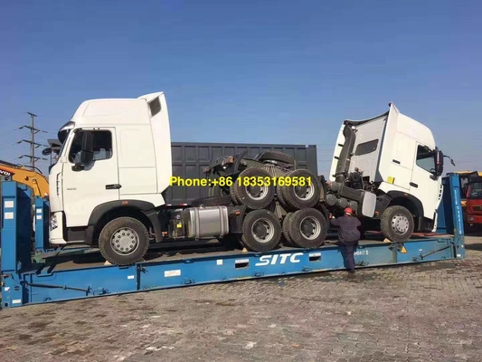 10 عجلات Euro2 420hp Howo 6x4 شاحنة جرار