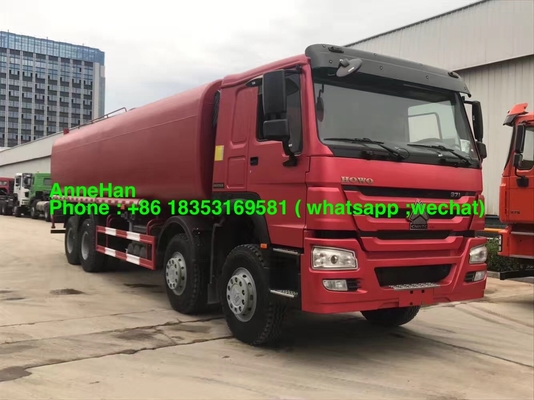 8x4 12 Wheels 371hp Sinotruk Howo7 Water Tank مقطورة