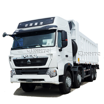 Sinotruk HOWO اليورو 2 يسار القيادة 6x4 371hp شاحنة قمامة بيضاء