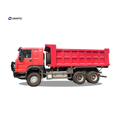 4 10 عجلات SINOTRUK HOWO Dump قلابة شاحنة Euro2 6x4