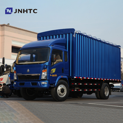 HOWO 4x2 Light Duty Commercial Truck Transport Cargo Box Wagon Van Truck