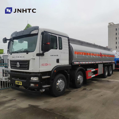 Sinotruk Howo Euro2 8x4 15cbm خزان الوقود شاحنة الفولاذ المقاوم للصدأ سبائك الألومنيوم 5083