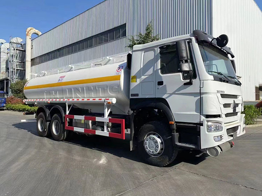 6 × 4 20000 لتر شاحنة ناقلة ساينو تراك هووا 371hp LHD القيادة