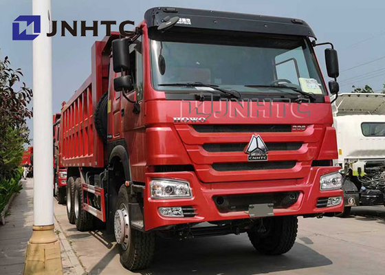 25 طن 6 × 4 10 ويلر شاحنة قلابة ثقيلة ساينو تراك هووا