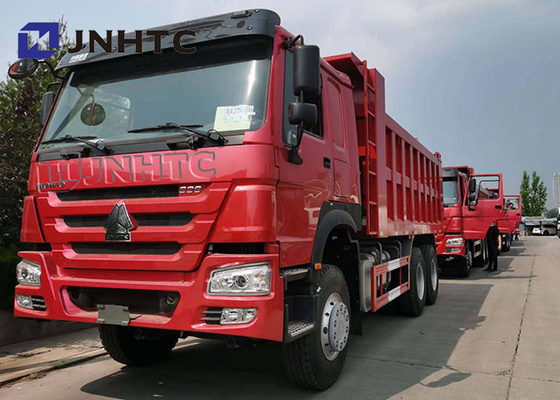 25 طن 6 × 4 10 ويلر شاحنة قلابة ثقيلة ساينو تراك هووا