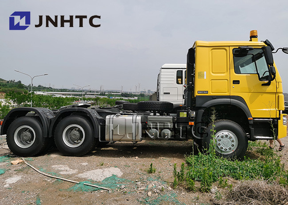 371HP Sinotruk HOWO 6X4 قلابة شاحنة صفراء 25 طن