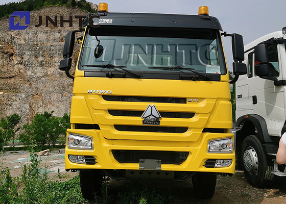 371HP Sinotruk HOWO 6X4 قلابة شاحنة صفراء 25 طن