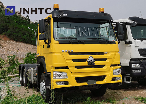 371HP Sinotruk HOWO 6X4 قلابة شاحنة صفراء 25 طن