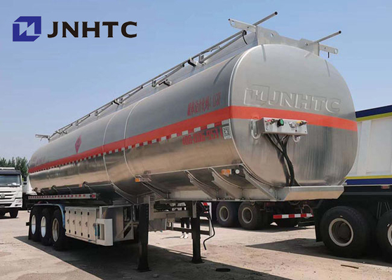 الألومنيوم 45000 لتر ناقلة النفط مقطورة 3 محاور Q235 Q345