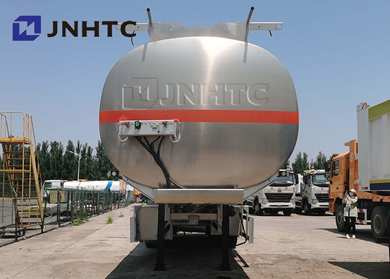 الألومنيوم 45000 لتر ناقلة النفط مقطورة 3 محاور Q235 Q345