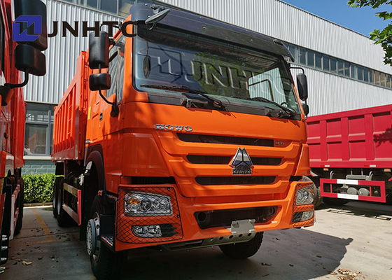 قبالة الطريق 20 Cbm Orange Sinotruck Dump Truck HOWO 6x4