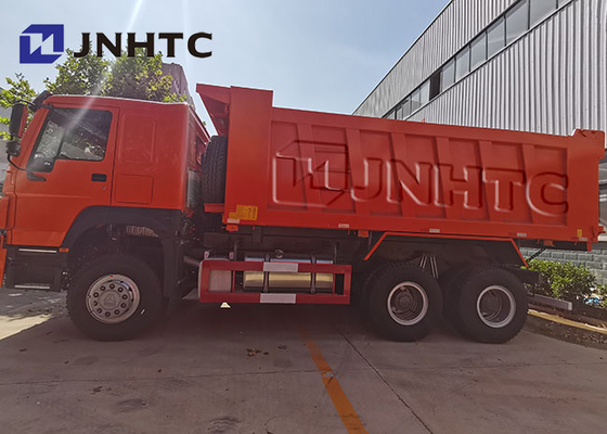 قبالة الطريق 20 Cbm Orange Sinotruck Dump Truck HOWO 6x4