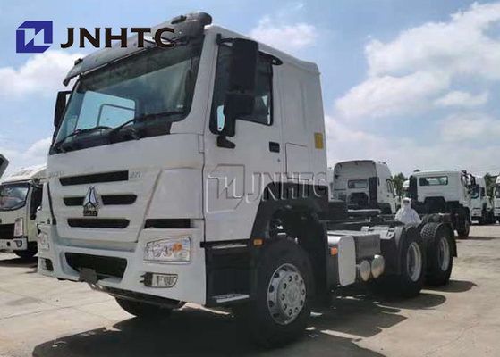 371HP ساينو تراك هووا 6 × 4 25 طن شاحنة جرار ديزل مع رأس مقطورة