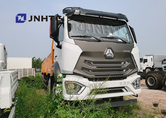 ساينو تراك 8 × 4 Hohan Flat Back Trucks 31tons Lhd مع رفع المحور