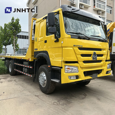 واجب ثقيل 25 طن شاحنة مسطحة شاحنة Sinotruck HOWO 6x4