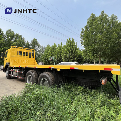 واجب ثقيل 25 طن شاحنة مسطحة شاحنة Sinotruck HOWO 6x4