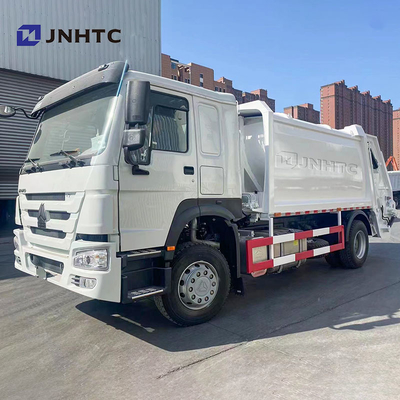 شاحنة ضاغطة القمامة 371HP Sinotruck HOWO 4X2 Trash Truck