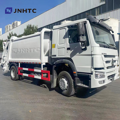 شاحنة ضاغطة القمامة 371HP Sinotruck HOWO 4X2 Trash Truck