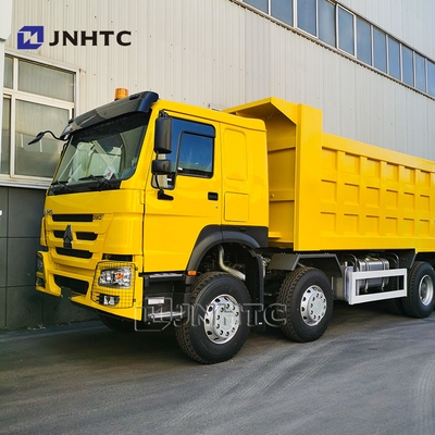 هوو 380HP شاحنة هدر ثقيلة 8X4 عجلة التعدين رخيصة وجميلة