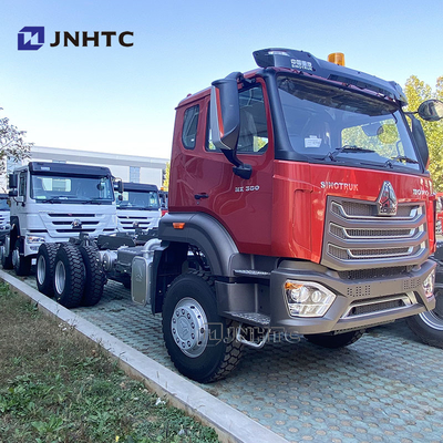 شاسية شاحنة هوو NX الثقيلة 6x4 380 حصان شاسية شاحنة 10 عجلات