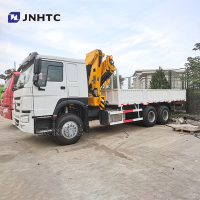 كل التناوب هوو رافعة ذراع قابلة للطي 6x4 400hp 10-20T الشحن مع رافعة