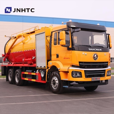 شاكمان E3 شاحنات ناقلات شفط 6x4 340HP 400HP مياه الصرف الصحي البراز سعر جيد
