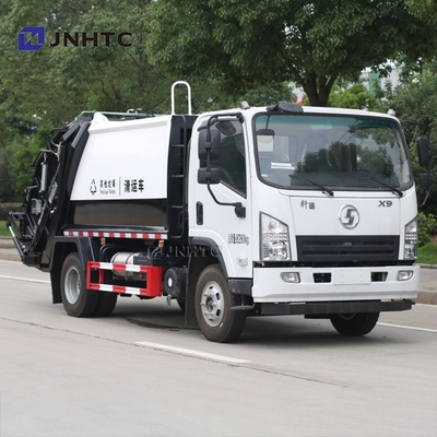 شاكمان X9 شاحنة ضخمة للقمامة 4X2 160 حصان 12CBM شاحنة قمامة للبيع
