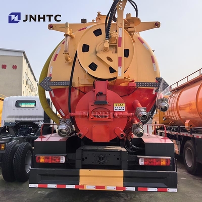هوو TX سيارة امتصاص المياه الصحيّة شاحنات مضخات المياه الصحيّة الجديدة 16m3 6X4 10 عجلات 350HP