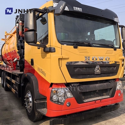 هوو TX سيارة امتصاص المياه الصحيّة شاحنات مضخات المياه الصحيّة الجديدة 16m3 6X4 10 عجلات 350HP