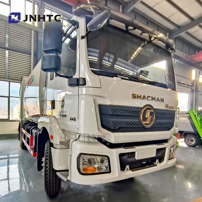شاكمان قمامة شاحنة مضغوطة H3000 345HP 4X2 6 عجلات مضغوطة حاوية القمامة شاحنة