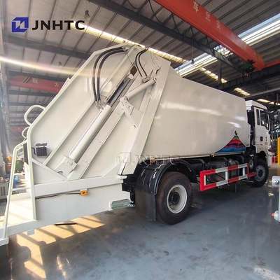 شاكمان قمامة شاحنة مضغوطة H3000 345HP 4X2 6 عجلات مضغوطة حاوية القمامة شاحنة