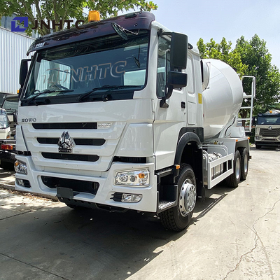 SINOTRUK HOWO شاحنة مزج الخرسانة 6x4 10 عجلات 400HP شاحنة مزج الخرسانة رخيصة وجميلة