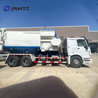 شاحنة قمامة 6x4 290HP شاحنة تنظيف علب شاحنة قمامة شاحنة