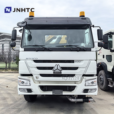 شاحنة شحن صينوتروك HOWO 6x4 400HP مع شاحنة رافعة 10 طن الصين المصنع