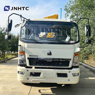 HOWO شاحنة شحن شاحنة شاحنة رافعة مثبتة شاحنة 290HP شاحنة شاحنة شاحنة 5 طن