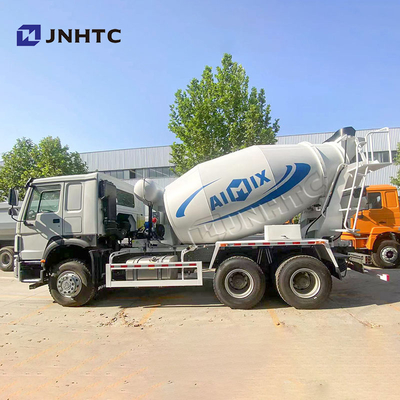 SINOTRUK HOWO شاحنة مزج الخرسانة 6x4 10 عجلات شاحنة مزج الخرسانة 400 حصان