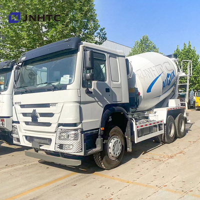 SINOTRUK HOWO شاحنة مزج الخرسانة 6x4 10 عجلات شاحنة مزج الخرسانة 400 حصان