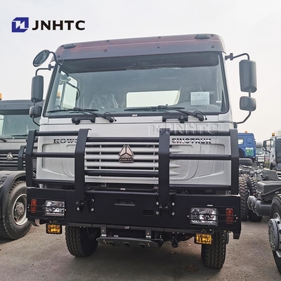 شاحنة HOWO Prime Mover الجديدة يورو 2 300-400HP شاحنة جرار 6x6 ذات القيادة بالكامل