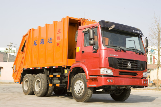15 - 16CBM LHD 4X2 القمامة المطحنة شاحنة مع ارتفاع ضغط نظام ZZ1167M4611