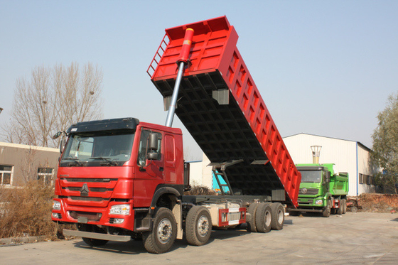 ساينو تراك Howo7 30M3 الجبهة رفع الثقيلة تفريغ شاحنة 8 × 4 12 عجلات
