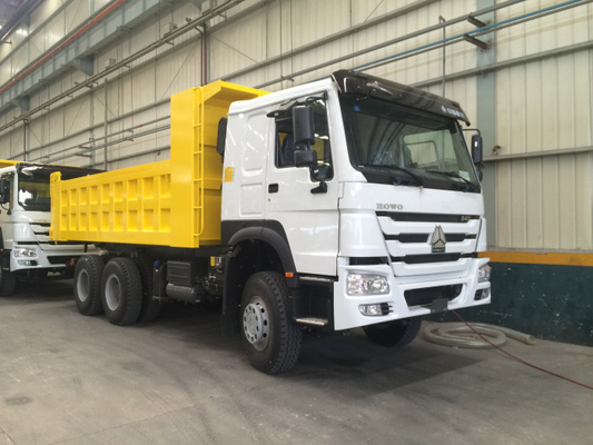 15M3 30T ساينو تراك Howo7 الثقيلة تفريغ شاحنة 6 × 4 مع 336hp Hw76 المقصورة 10 عجلات